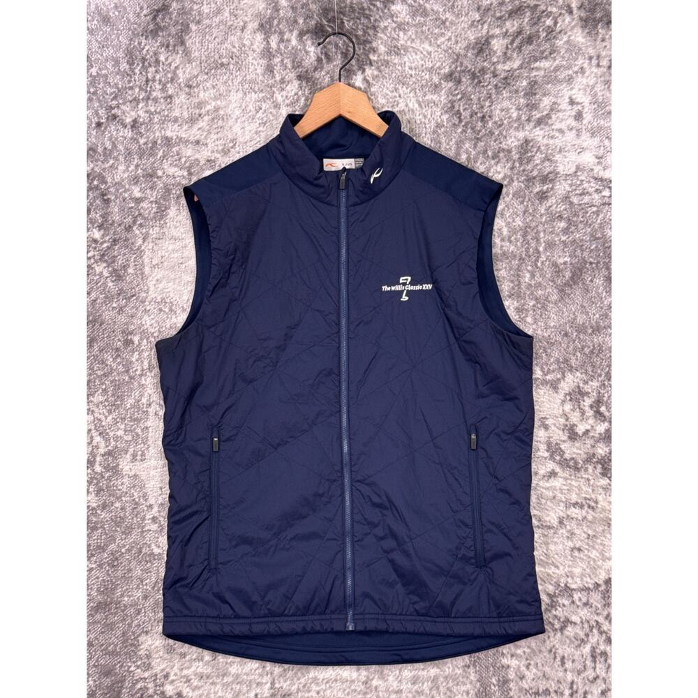 Kjus Retention Vest XL Mens Blue Performance Golf